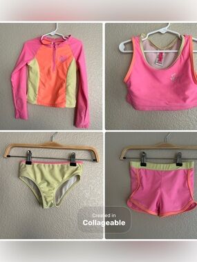 Girls' 4-Piece Swim Set